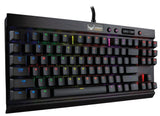 Open Box Corsair Gaming K65 RGB Compact Mechanical Gaming Keyboard - with Cherry MX Red Switches