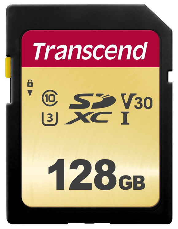 Transcend TS128GSDC500S 128GB UHS-I U3 SD Memory Card MLC