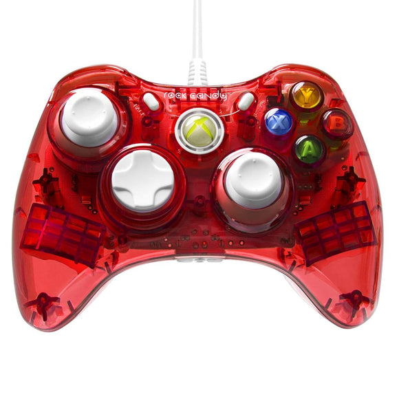 PDP Rock Candy Wired Controller for Xbox 360 - Stormin' Cherry