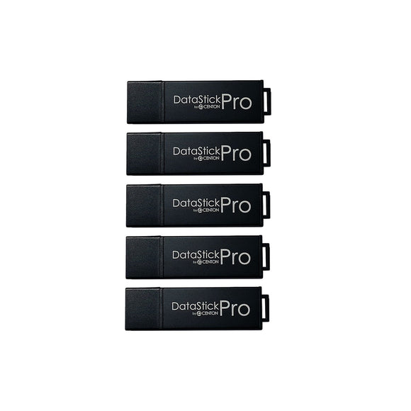 Centon MP Valuepack USB 3.0 Datastick Pro (Black), 64GB, 5Pack Bulk, S1-U3P6-64G-5B