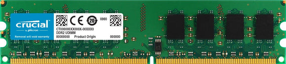 Crucial Technology 1 GB 240-Pin DIMM DR2 PC2-5300 Memory Module (CT12864AA667)