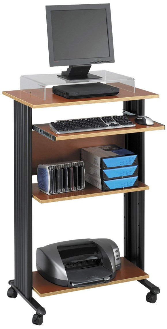 Safco Products Muv Stand-up Workstation, Cherry, 1923CY