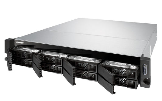 QNAP TS-873U-RP-16G-US 2U 8-Bay NAS/iSCSI IP-SAN, 10GbE, Redundant PSU