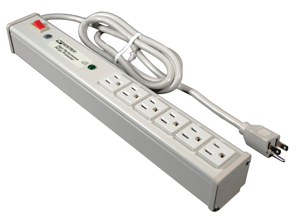 C2G/ Cables to Go 16302 Wiremold 6-Outlet Plug-in Lighted Switch Computer Grade Surge Protector