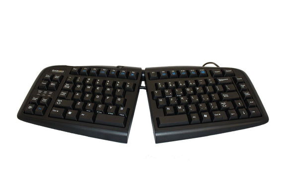 Key Ovation Goldtouch V2 Adjustable Comfort Keyboard for PC, Black, Usb With Ps/