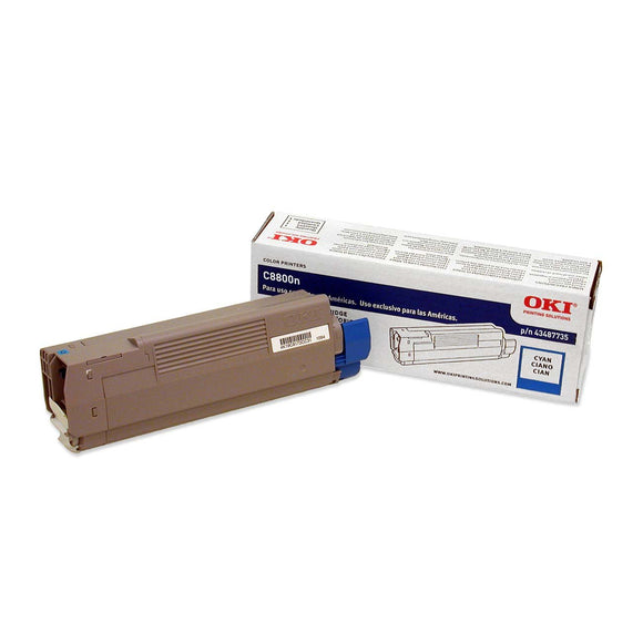 Cyan Toner Cartridge 6K Pages for C8800N