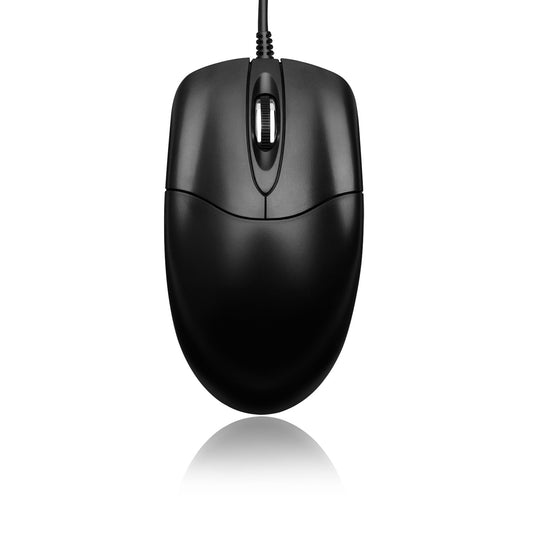 Adesso 3-Button Desktop Optical Scroll USB Mouse with 1000 DPI Resolution (HC-3003US)