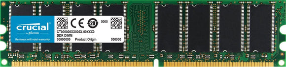 Crucial Technology 103486 1 GB 400Mhz PC3200 DDR RAM (103486)