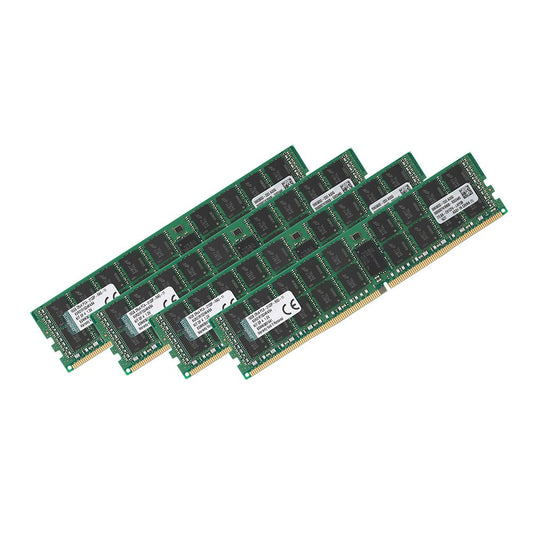 Kingston Technology 64GB RAM Kit (4x16GB) 2133MHz DDR4 ECC Reg CL15 DIMM DR x 4 with TS Server Memory (KVR21R15D4K4/64)