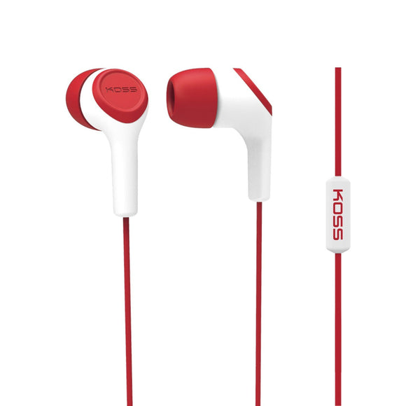 Koss KEB15i R In-Ear Headphone, Red