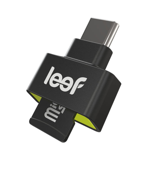 Leef LACC00KK000A1 Leef Access-C - Type-C MicroSD Card Reader (USB-C) for Android Phones, Tablets, MacBook, Drones, and All Type-C Devices,