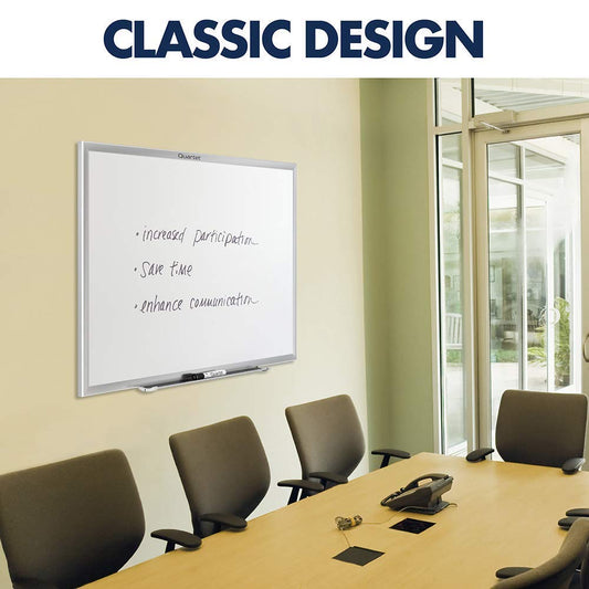 Boone Anodized Aluminum Frame Dry-Erase Board, 48 x 96 Inches