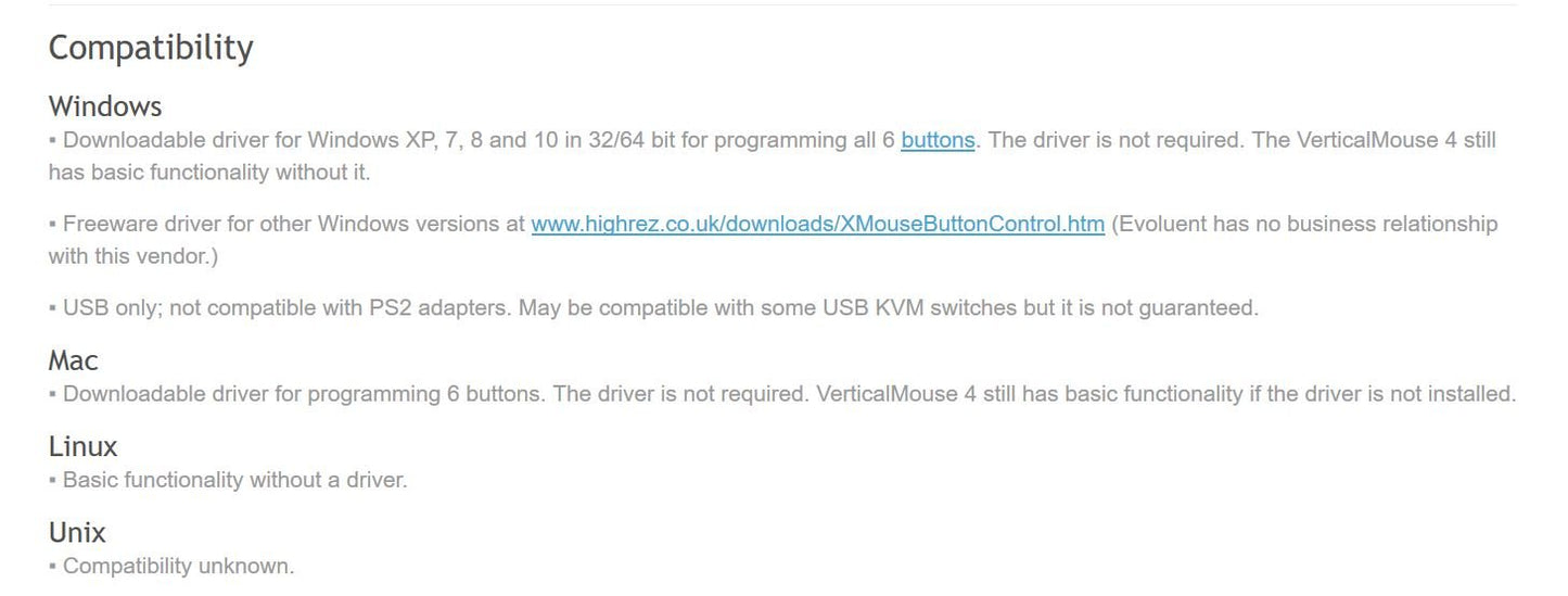 Evoluent VM4R VerticalMouse 4 Right Handed - The Patented Shape Supports Your Hand