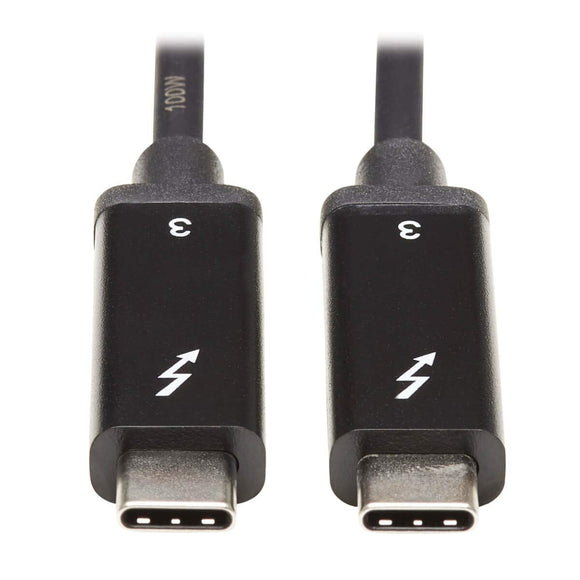 Tripp Lite Thunderbolt 3 Cable 40 Gbps Active 5A 100W Pd 4K USB C M/2M (MTB3-02M-5A-Ab)