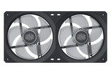 Cooler Master MasterFan SF240R ARGB 240mm Addressable ARGB Square Framed Fan with 18 Independently