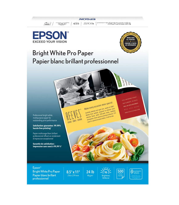 Epson Bright White Paper 8.5 x 11