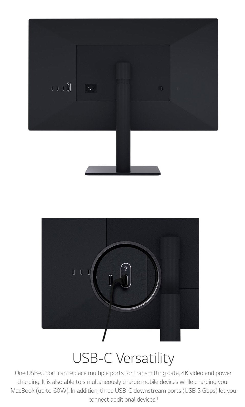 Refurbished LG 22" 22MD4KA UltraFine 4K (4096 x 2304) IPS LED Monitor (21.5" Diagonal) for MacBook Pro -International Version-