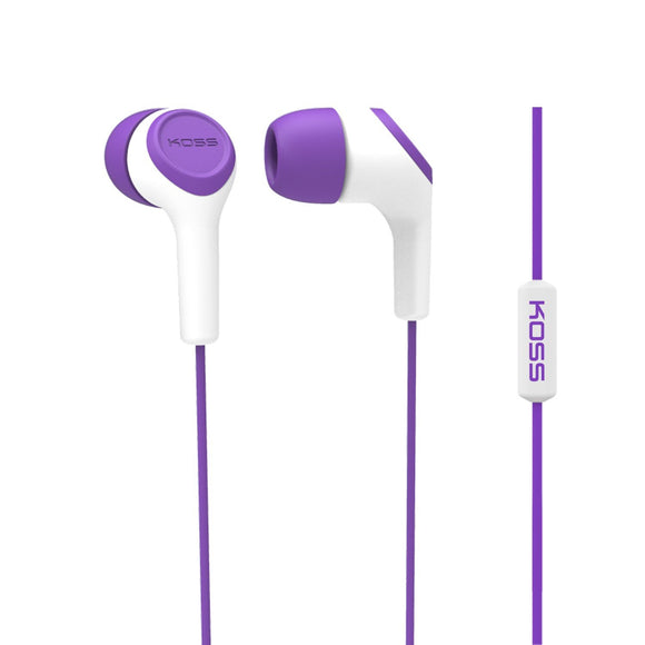 Koss KEB15i P In-Ear Headphone, Purple