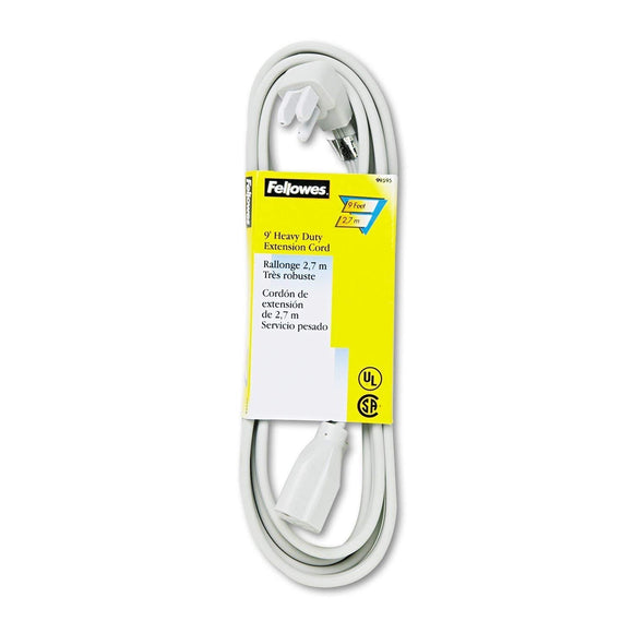Fellowes Power Extension Cable - 9 Ft 125 V Ac - 15 A - Gray