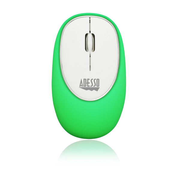 Adesso 2.4GHz 3 BTN Gel Mouse, Green (iMouse E60G)