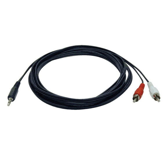 Tripp Lite P314-012 Audio Cable Y Adapter 3.5mm - M/2xRCA-M, 12-Feet