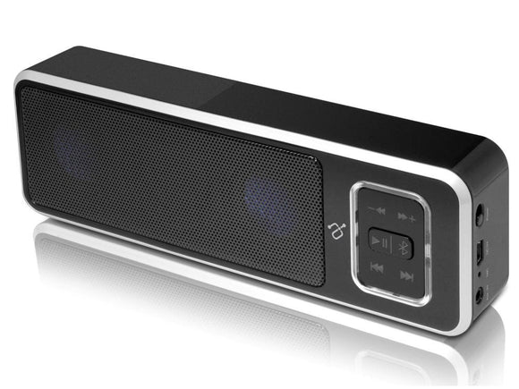 Aluratek ABS02F Portable Bluetooth Wireless Speaker/Speakerphone with Built-in Battery-Bluetooth Speakerphone (Black)