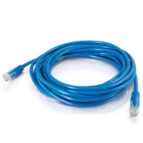 25FT CAT5E 350 MHZ SOLID PATCH CABLE - BLUE