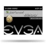 eVGA GeForce 6200 LE 512 MB DDR2 AGP 8X VGA/DVI-I/S-Video Graphics Card, 512-A8-N403-LR
