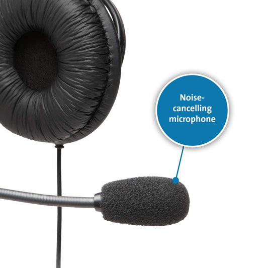Kensington USB Hi-Fi Headphones with Microphone (K97601WW)