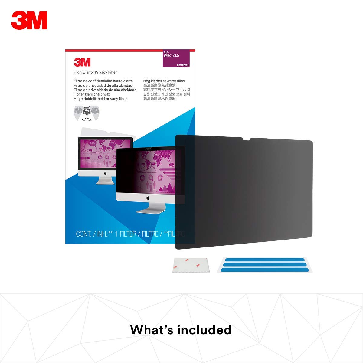 3M iMac 21.5 inch Privacy Screen Filter - High Clarity - HCMAP001