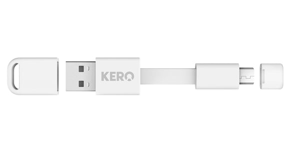 Kero Nomad Authentic Nomad Cable (MCU-W) Micro USB 2.0 A Micro B (White)