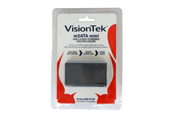 VisionTek mSATA SSD to USB 3.0 Enclosure - 900696