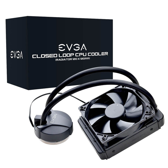 EVGA CLC 120 CL11 Liquid/Water CPU Cooler, 400-HY-CL11-V1