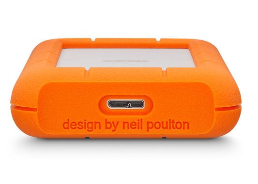 LaCie Rugged Mini 4TB External Hard Drive Portable HDD - USB 3.0 USB 2.0 compatible, Drop Shock Dust Rain Resistant Shuttle Drive for Mac , PC and Laptop (LAC9000633)