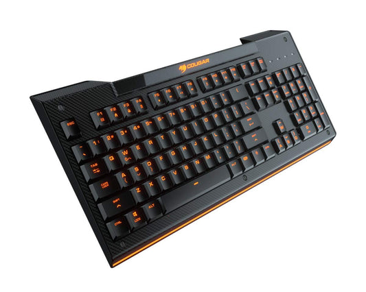 COUGAR KB Aurora Gaming KB w Carbon Fiber-Like Texture and White LED Backlight