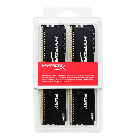 HyperX Fury 8GB 2666MHz DDR4 CL16 DIMM (Kit of 2) Black
