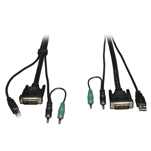 Tripp Lite Cable Kit for B002-DUA2/B002-DUA4 Secure KVM Switches 10-Feet (P759-010)