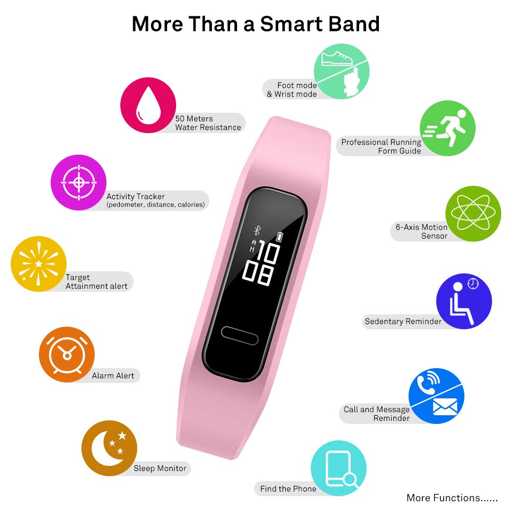 Huawei Band 3e Smart Wrist Band - Pink