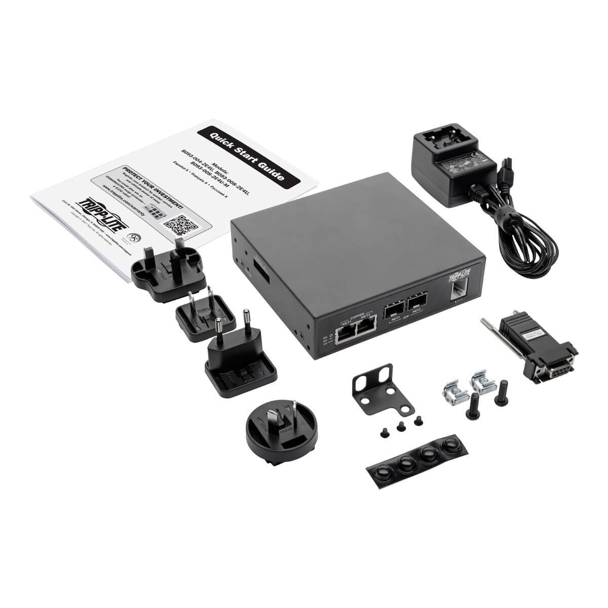 Tripp Lite 8-Port Console Server Built-in Modem Dual GbE NIC Flash Dual SIM (B093-008-2E4U-M)