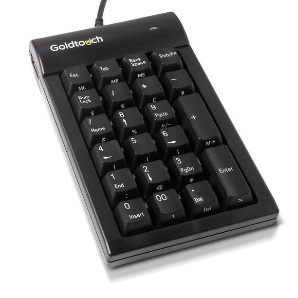 Goldtouch Numberic USB Keypad-Black-Macintosh. Special Order Only, Lead Time 4