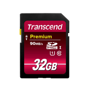 Transcend 16GB SDHC Class 10 UHS-1 Flash Memory Card Up to 60MB/s (TS16GSDU1)