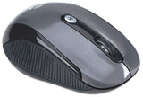 Manhattan Performance Wireless 2000 Ddi USB Optical Mouse with Four Buttons and Scroll Wheel (177795)
