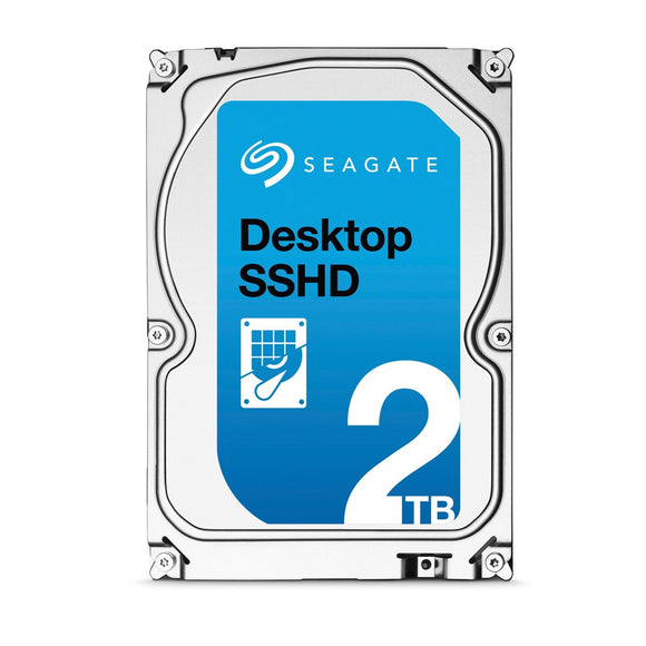 (OLD MODEL) Seagate Desktop 2 TB Solid State Hybrid Drive SATA 6 GB with NCQ 64 MB Cache 3.5 Inch (ST2000DX001)