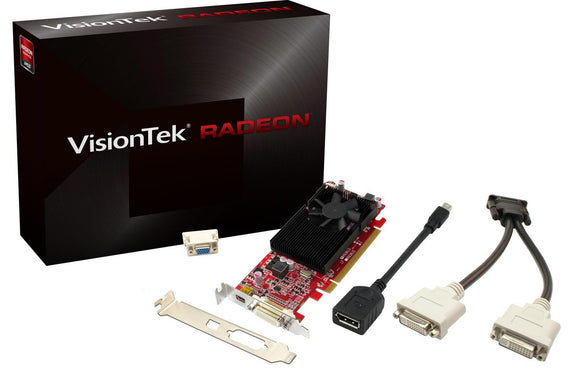 VisionTek Radeon 6570 SFF 1GB DDR3 3M DMS59 (DVI-I, DVI-D, miniDP) Graphics Card - 900463