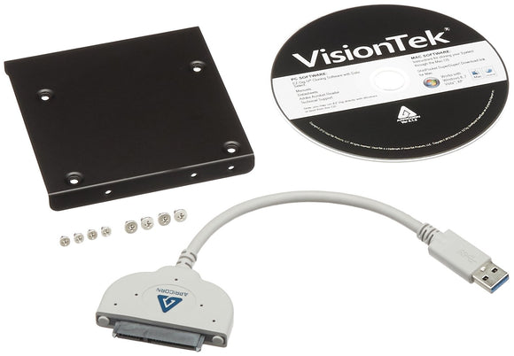 VisionTek Universal Solid State Drive Cloning and Transfer Kit (USB 3.0 to SATA) - 900537