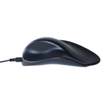 Hippus S2WB-LC Wired Light Click Handshoe Mouse (Right Hand, Small, Black)