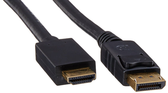 Belkin F2CD001b03-E DisplayPort-Male to HDMI-Male Cable (3 Feet, Black) (Discontinued by Manufacturer)