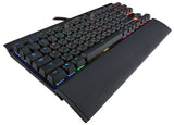 Open Box Corsair Gaming K65 RGB Compact Mechanical Gaming Keyboard - with Cherry MX Red Switches