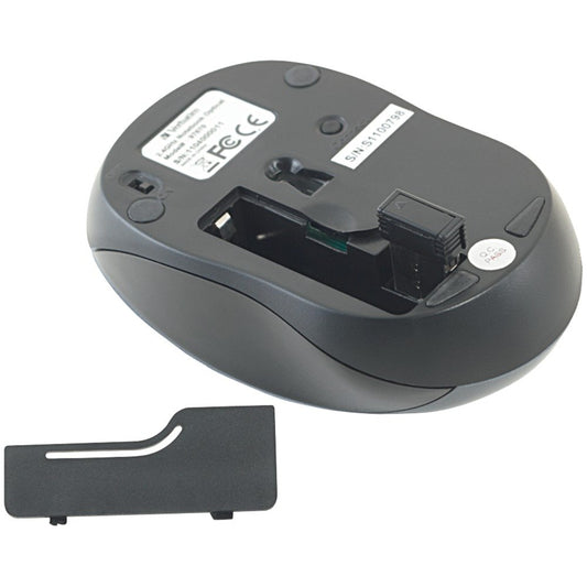 Verbatim Nano Wireless Notebook Optical Mouse, Graphite 97670
