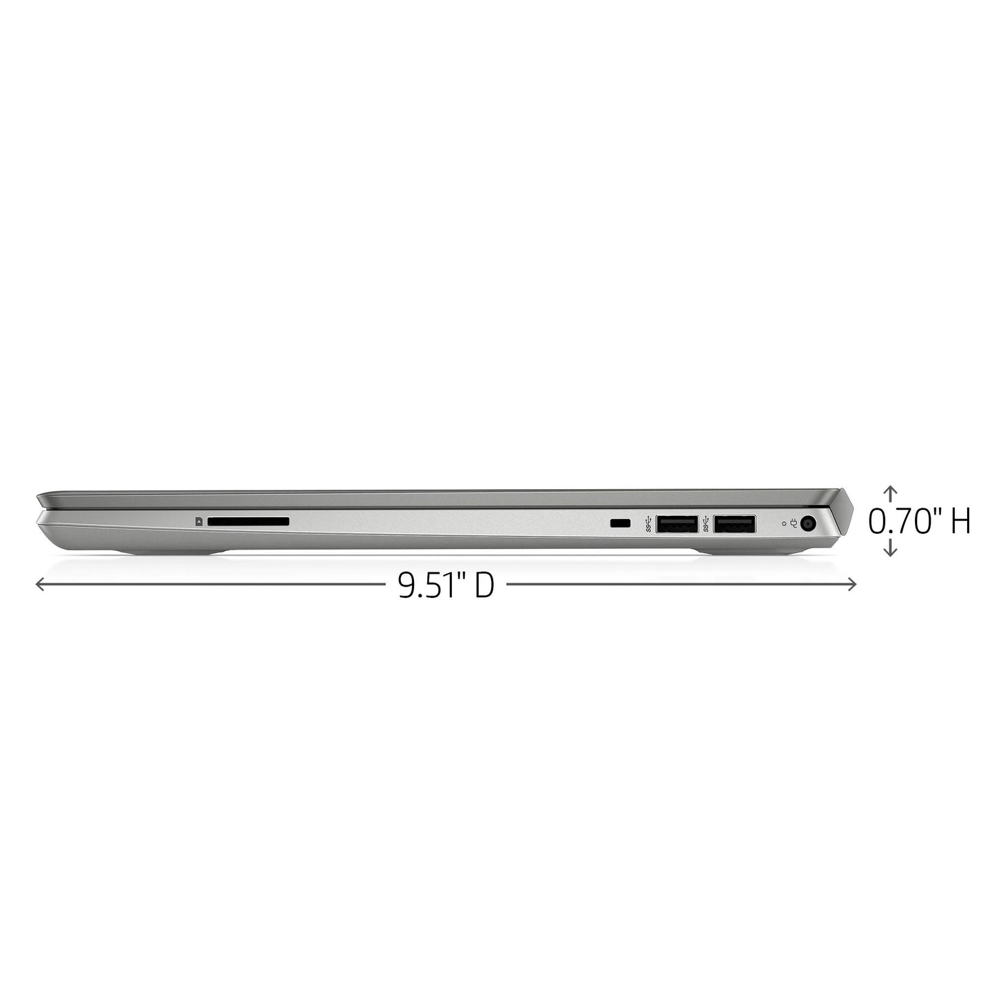 HP Pavilion 15-Inch Laptop, Intel Core I5-8265U, Intel UHD Graphics 620, 8GB RAM, 256GB SSD, Windows 10 (15-cs2010nr, Silver)